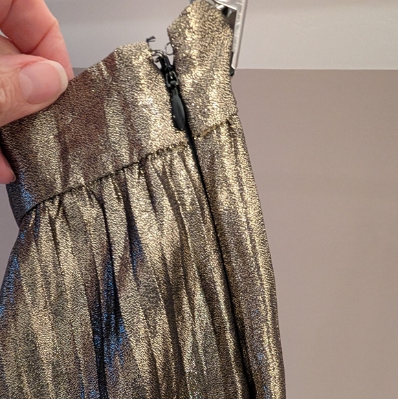 J.Crew Collection Gold plated midi skirt - Picture 3 of 7